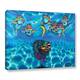 Daniel Jean-Baptiste's 'Parrotfish ' Gallery Wrapped Canvas - Bed Bath ...