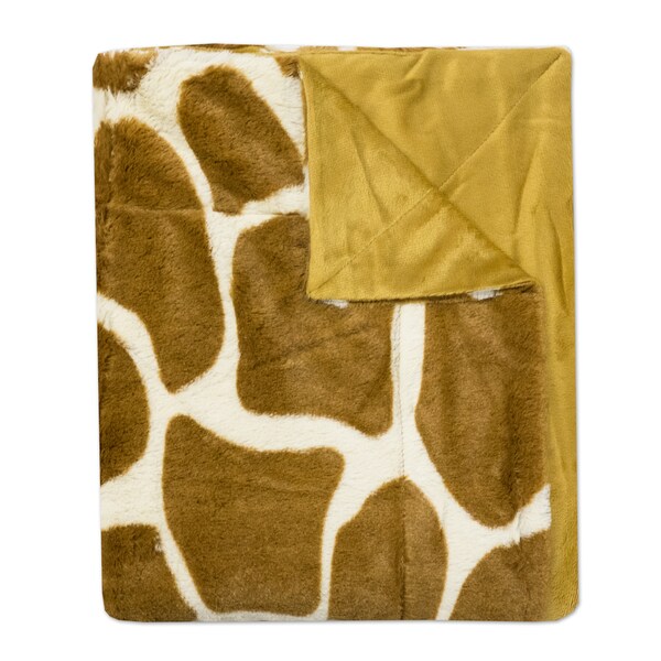 plush giraffe blanket