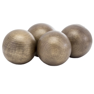 Hilos SM Brown 3-inch Spheres (Set of 4) - Bed Bath & Beyond - 12021167