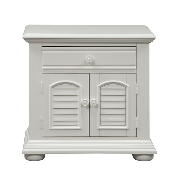 Shop Summer House Oyster White Cottage Nightstand Overstock 12021253