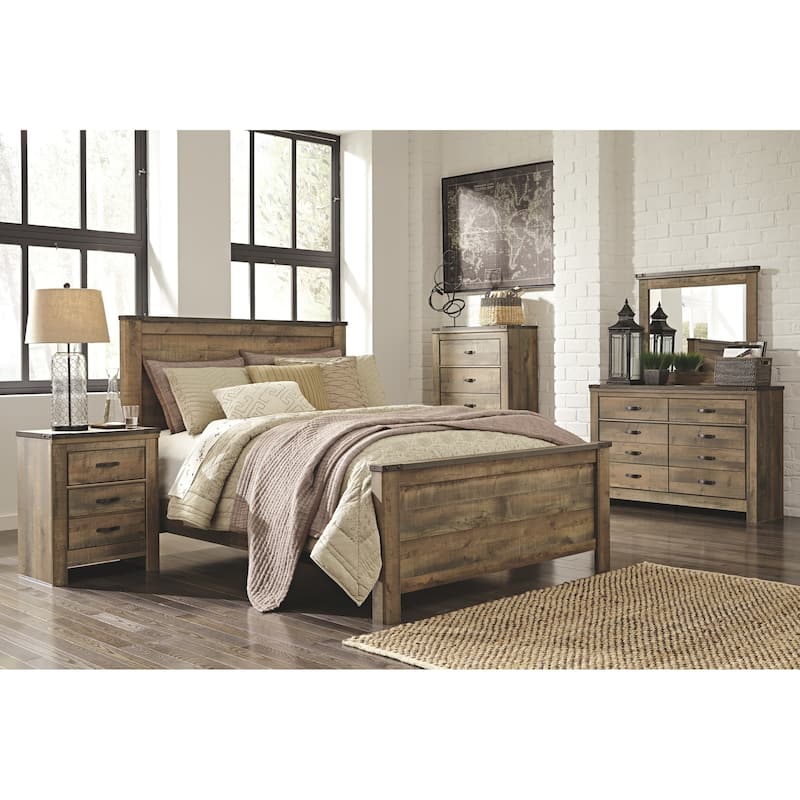 Trinell Two Drawer Night Stand - Brown