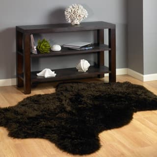 Walk on Me Faux Sheepskin Pelt Faux Fur Machine Washable Area Rug