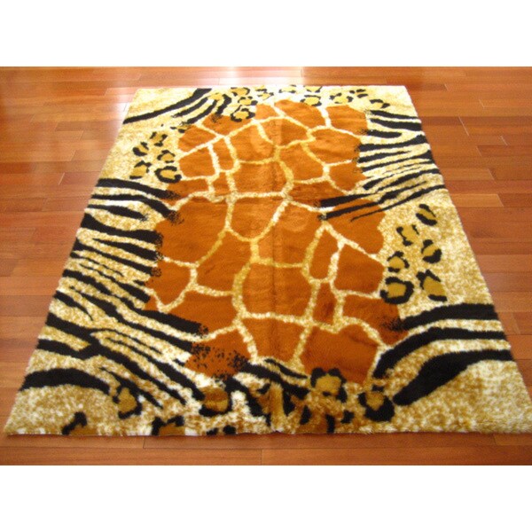 Safari Kenya Faux Fur Rectangle Rug (2'3 x 3'7) - 2'3" x 3'7"