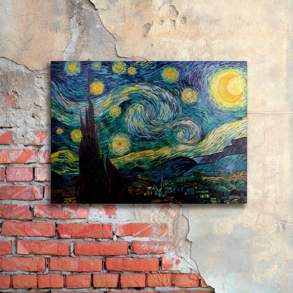 Trademark Fine Art Vincent Van Gogh Wall Collection 5 Panel Set Canvas Art