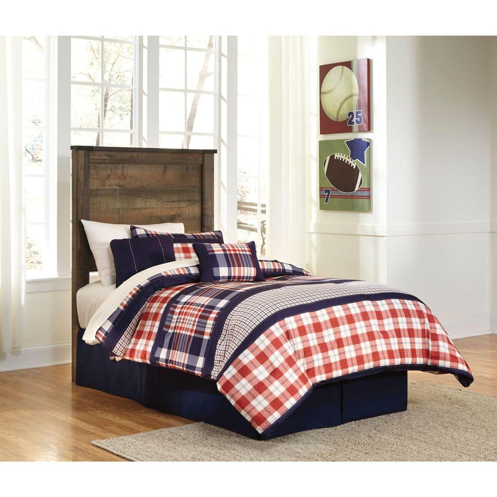 Trinell Brown Panel Headboard (Headboard Only)