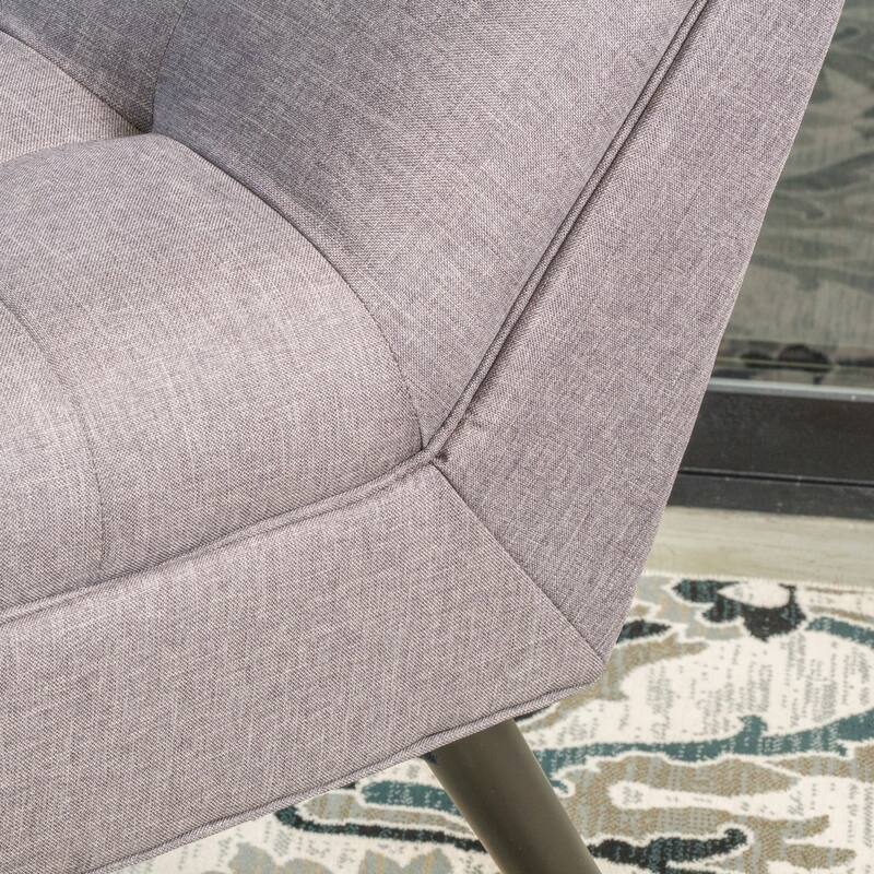 Demi Tufted Fabric Ottoman Bench by Christopher Knight Home
