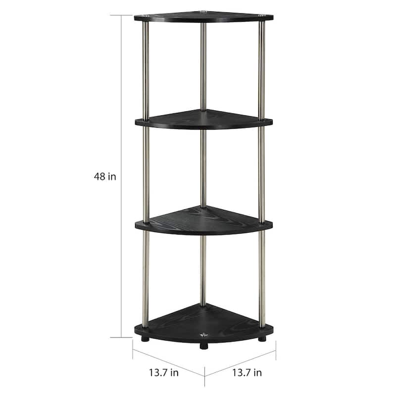Convenience Concepts Designs2Go 4 Tier Corner Shelf