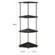 Shop Convenience Concepts Designs2Go Black Steel/Wood 4 ...