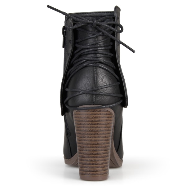 Ayla' Corset Lace High Heel Boots 