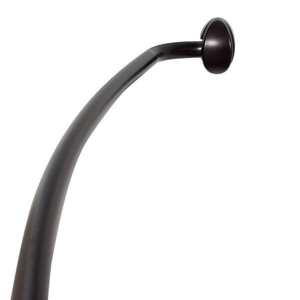 Shop Neverrust Curved Shower Rod 14 Piece Set Dark Bronze Curved
