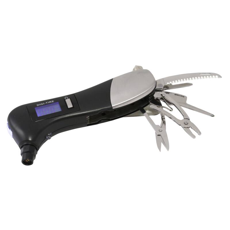 Bey Berk Multi-tool Digital Tire Gauge