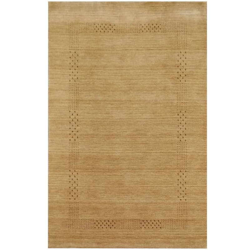 Handmade Gabbeh Wool Rug (India) - 4' x 6'