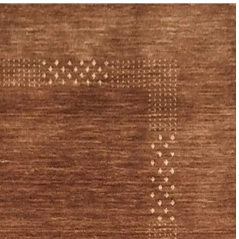 Handmade Gabbeh Wool Rug (India) - 4' x 6'