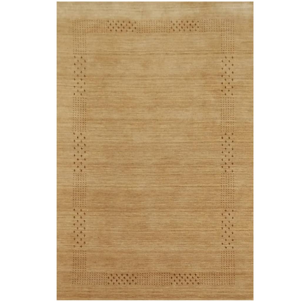 Handmade Gabbeh Wool Rug (India) - 5'8" x 8'