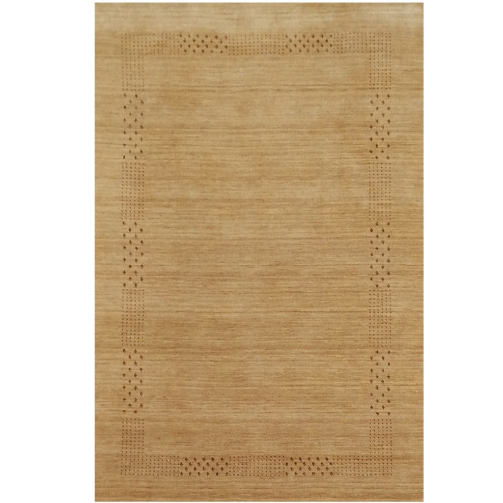 Handmade Gabbeh Wool Rug (India) - 5'8" x 8'