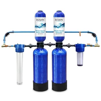 Hahn Whole Home Water Filtration System and Descaler - Blue