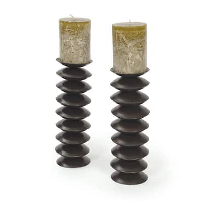 Stacked Disk Candlesticks