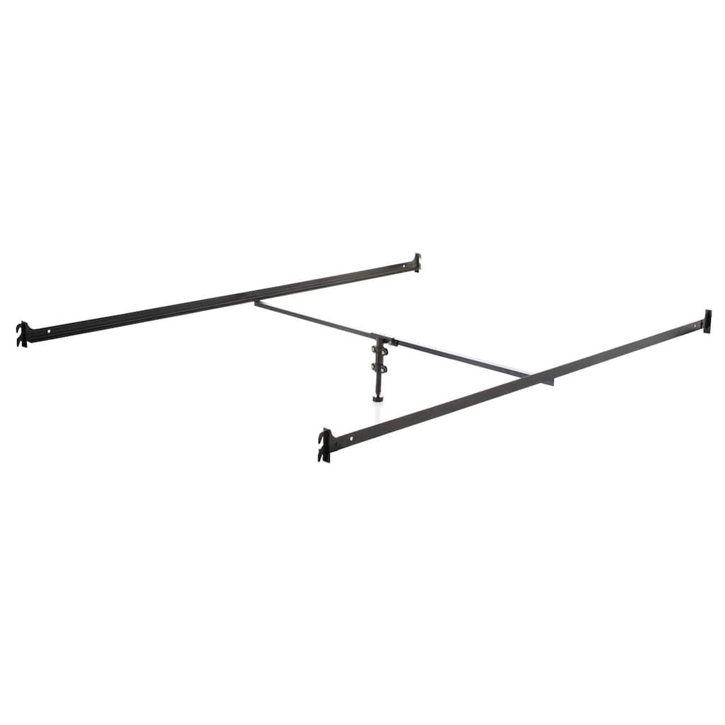 Structures Hook-in Metal Bed Rails with Adjustable Height Center Support