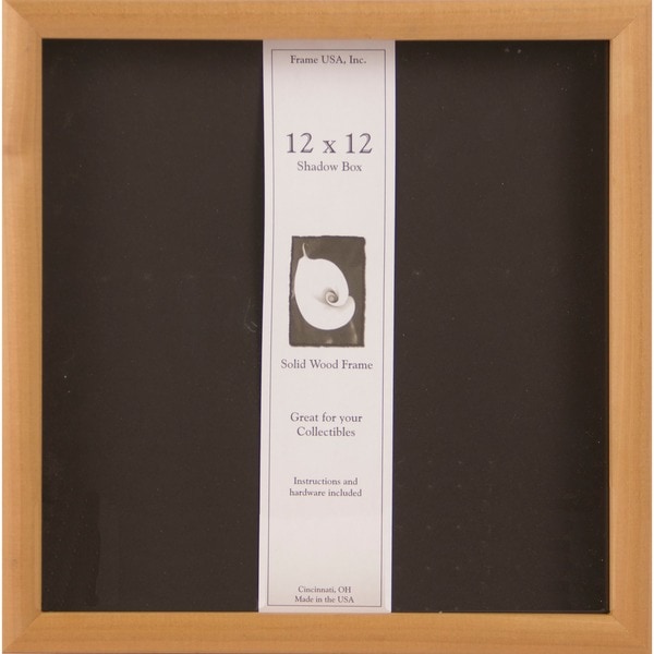 Shop Wooden 12x12 Elite Frame Unfinished Shadow Box Ships To