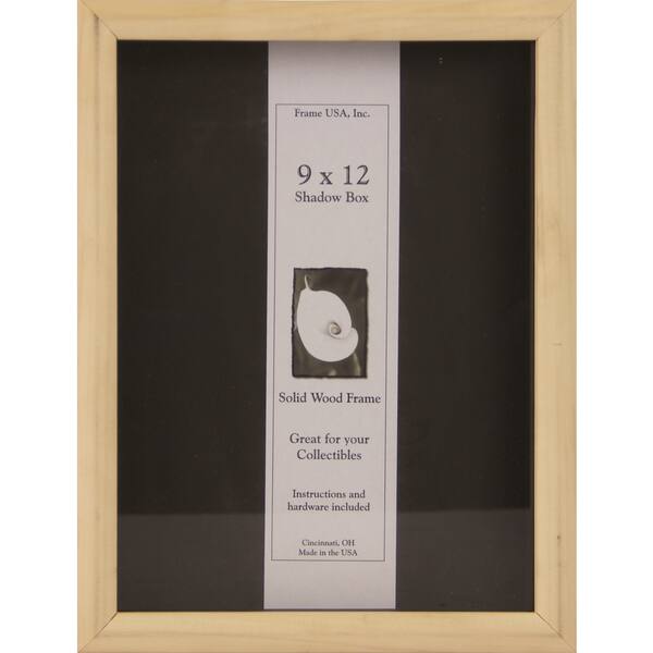 Elite 9 Inch X 12 Inch Unfinished Wood Diy Shadow Box Frame On Sale Overstock 12026808