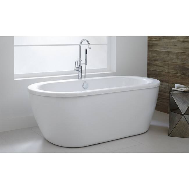 American Standard Arctic White Acrylic Soaking Bathtub