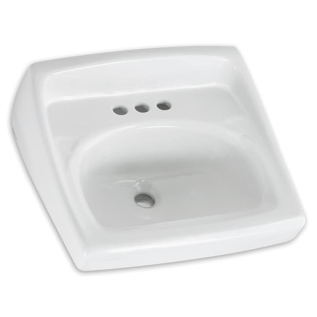 American Standard Lucerne White Porcelain Wall-mount Bathroom Sink 0356.015.020