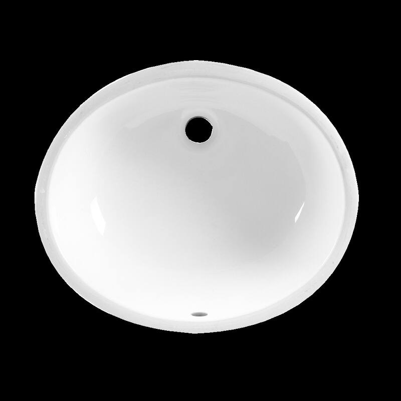 American Standard Ovalyn White Porcelain Undermount Bathroom Sink 0497.221.020