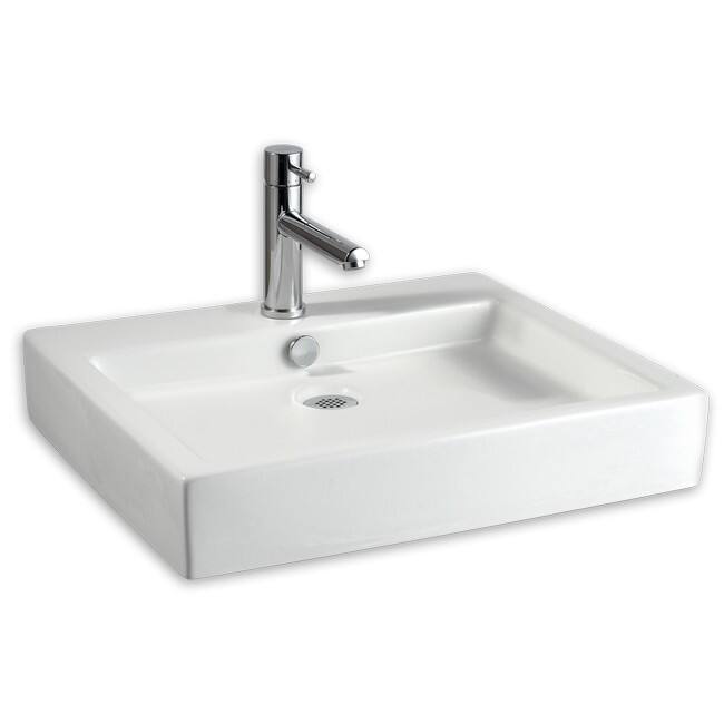 American Standard Studio 0621.001.020 White Porcelain 18.5-inch x 22-inch Vessel Bathroom Sink