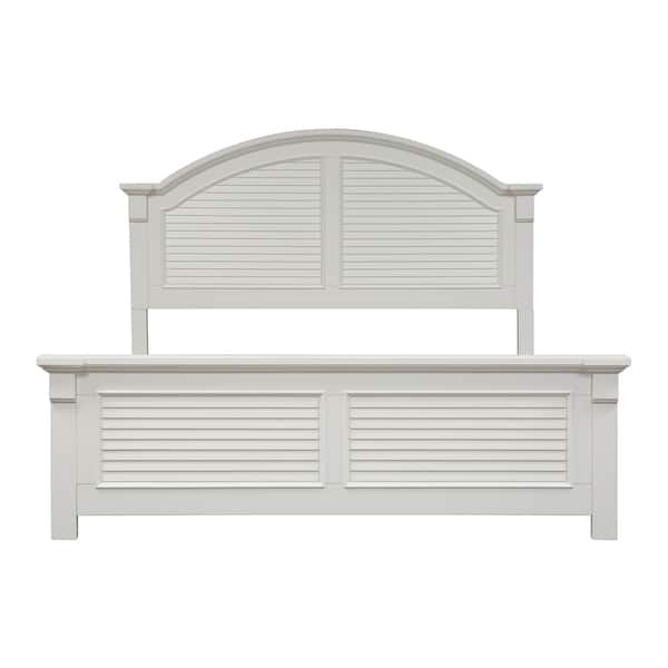 Summer House Oyster White Cottage Panel Bed On Sale Overstock 12027333 Queen