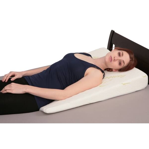 Shop Acid Reflux Foam Bed Wedge 4 Inch Free Shipping Today