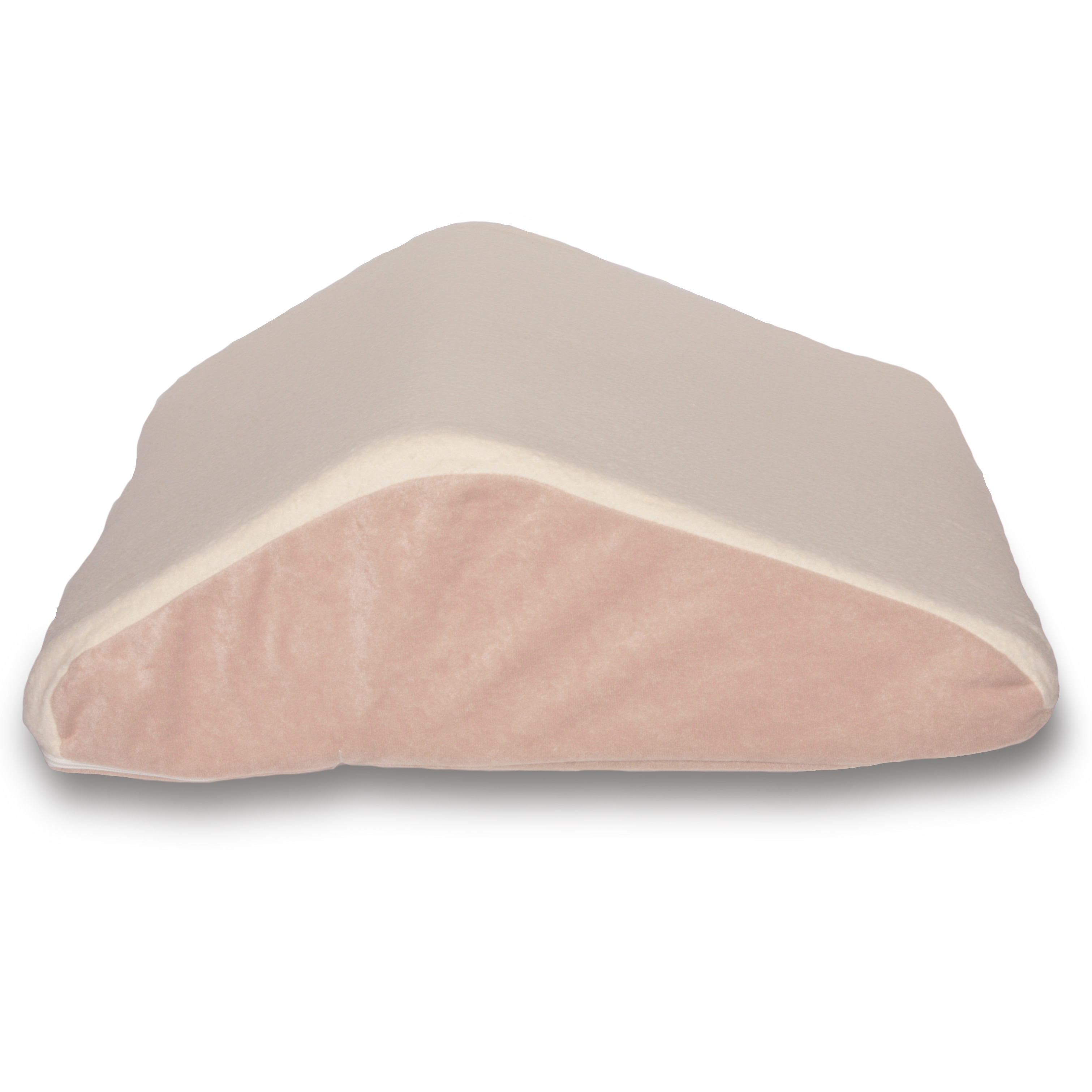 Sleepgram High Density Foam Contour Knee Pillow with Outer Cooling Cover, Gray