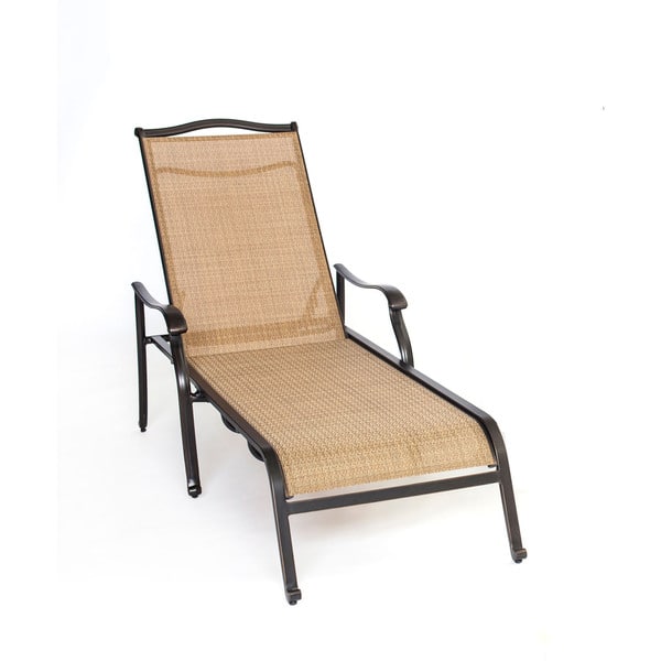 Shop Hanover Outdoor Monchs Monaco Chaise Lounge Chair Free