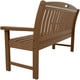 preview thumbnail 2 of 0, Hanover Avalon Brown HDPE All-weather Outdoor Porch Bench - N/A