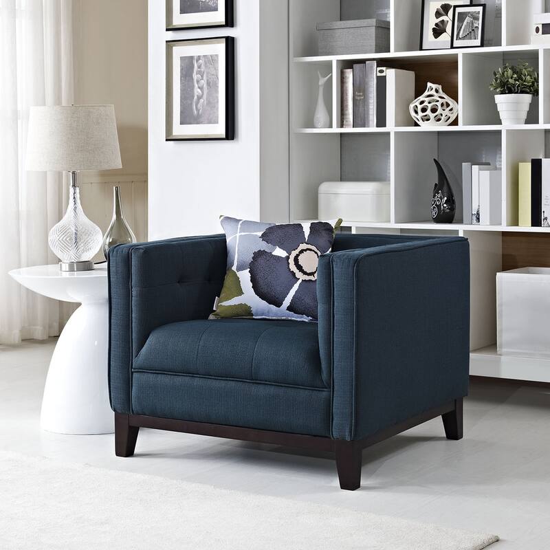 Upholstered Fabric Armchair