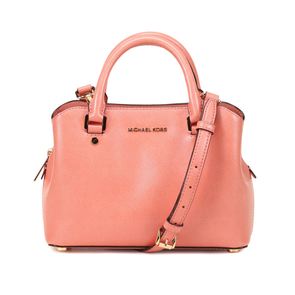 peach michael kors bag