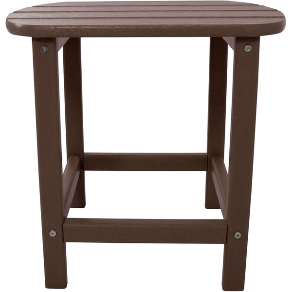 Hanover Outdoor Mahogany All-weather Side Table