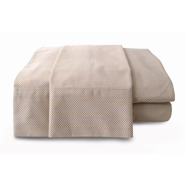 Organic Herringbone Printed Sheet Set