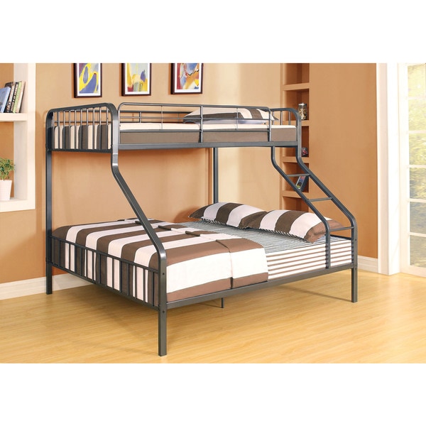 bunk bed with lower double