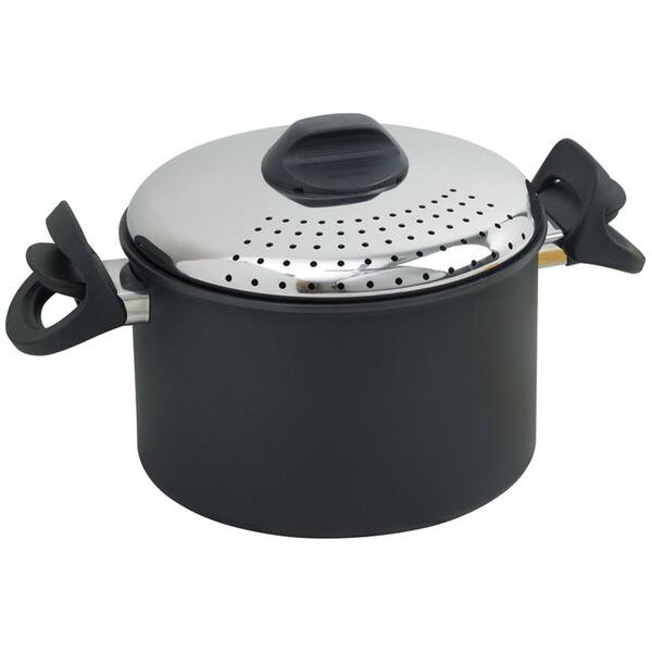 Ballarini Gli Speciali Black Aluminum 3.5Quart Pasta Pronto Cooker