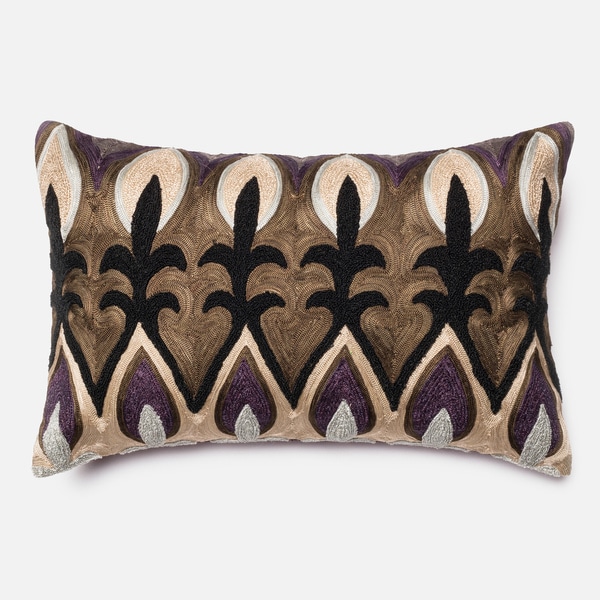 Embroidered Plum Multi Damask Feather And Down Filled Or Polyester Filled 13 X 21 Lumbar Throw Pillow Or Pillow Cover 0faf1050 Cea2 4ffb 8fc9 68dc4af88c76 600 