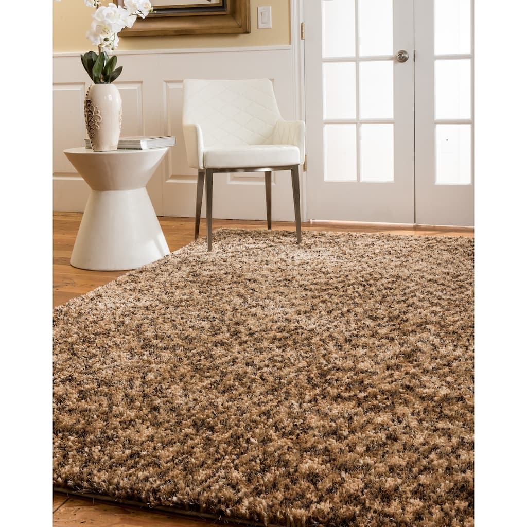 Natural Area Rugs Shag Maldives Polyester (8'X10') Rectangle Rug Honey - 8' x 10'