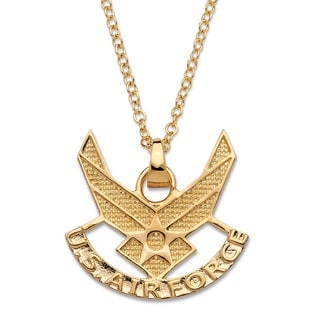 Jewels Obsession United States Air Force Necklace Rhodium-plated 925 Silver United States Air Force Pendant with 18 Necklace Jewels Obsession United States Air Force Necklace Rhodium-plated 925 Silver United States Air Force Pendant with 18 Necklace