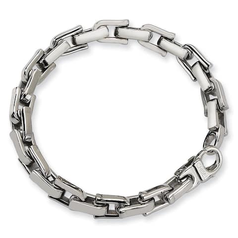 Chisel Stainless Steel High Polished 8.5 Inch Men's Bracelet