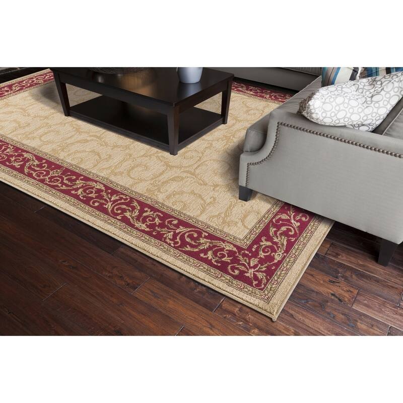 Concord Global Jewel Ivy Area Rug - 3'11" x 5'7" - Ivory/Beige