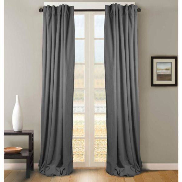 Shop Pebbles Grey White Curtain Panel Pair On Sale Free