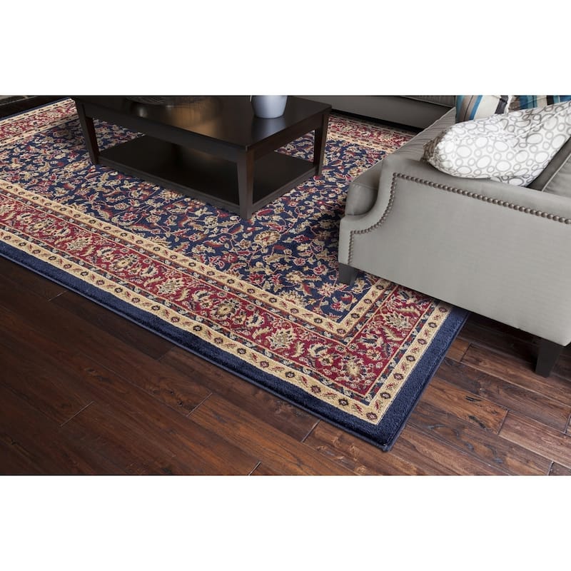 Concord Global Jewel Katbe Area Rug - 6'7" x 9'3" - Navy/Red