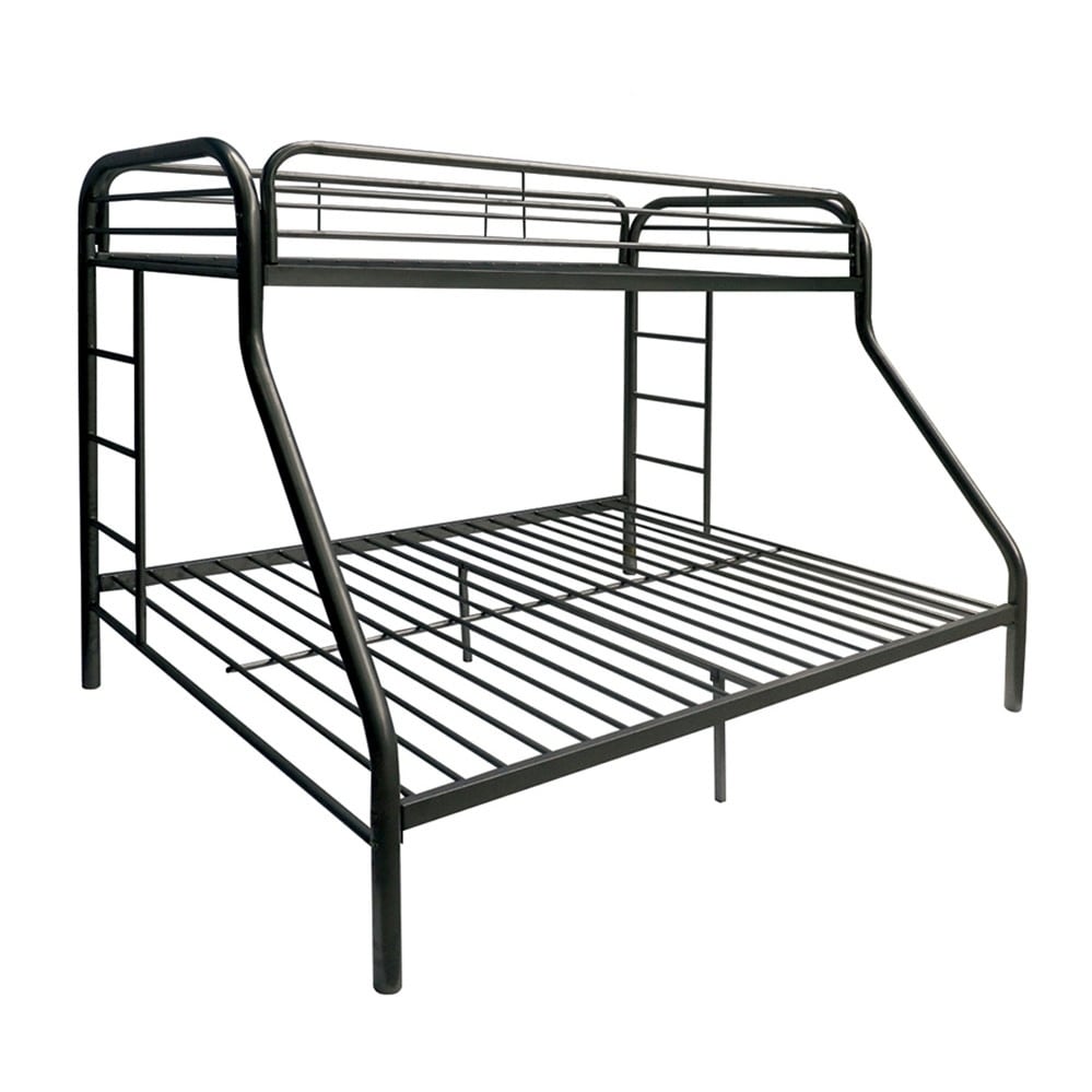 metal full twin bunk bed