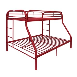 Tritan Red Twin/Full Bunk Bed