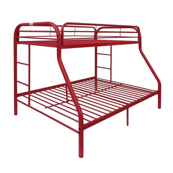 slide 2 of 5, Tritan Red Twin/Full Bunk Bed