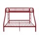 preview thumbnail 3 of 3, Tritan Red Twin/Full Bunk Bed